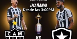 Atlético Mineiro vs Botafogo: se define el campeón de la Copa Libertadores, escucha y vive el encuentro en vivo