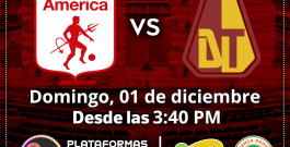 Se juega la fecha 4 de los cuadrangulares en el estadio Olímpico Pascual Guerrero: escuche y goce con el duelo entre América de Cali vs Deportes Tolima